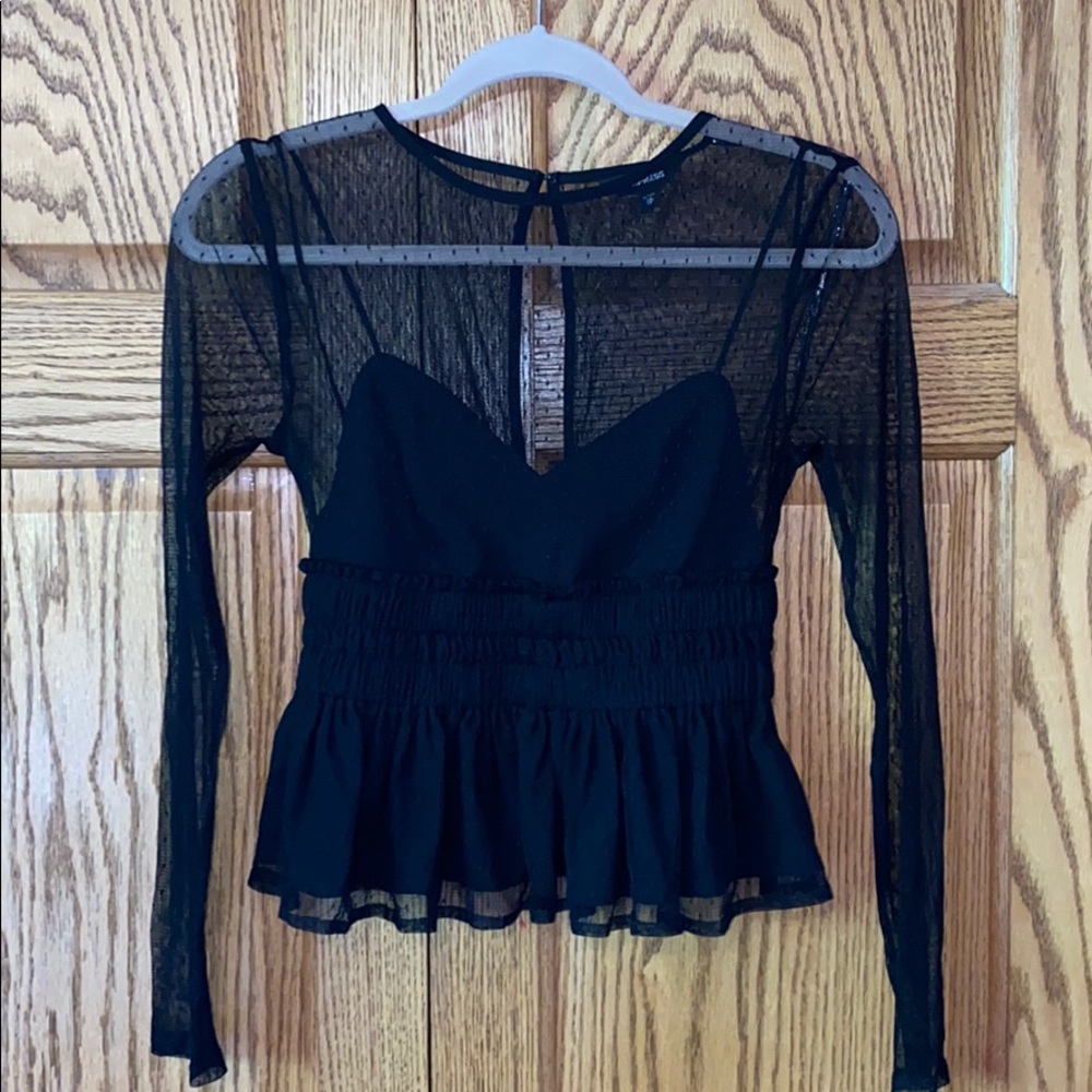 Black express top